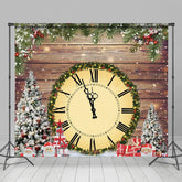Lofaris Countdown Uhr Girlande Aus Holz Weihnachten Hintergrund